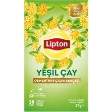 Lipton Osmanthus Çiçeği Aromalı Yeşil Çay 18'li 27 G - 8 Adet