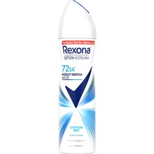 Rexona Kadın Sprey Deodorant Cotton Dry 150 ml - 4 Adet