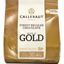 Callebaut Gold Sütlü Kuvertür Çikolata 400G - Pastacılık Için 3'li Ekonomik Paket - 3 Adet
