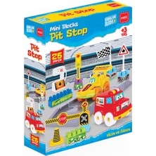 Mgs Toy Factory Smartland Blocks Pit Stop - 6 Adet