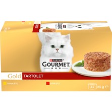 Gourmet Gold Tartolet Sığır Etli Tavuklu 4 x 85 G - 8 Adet