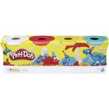 Play-Doh Playdoh 4'lü Hamur 4 x 112 G - 6 Adet