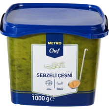 Metro Chef Çeşni 1 kg Sebzeli - Konsantre Sebze Lezzeti, Çorba ve Yemekler Için 2'li Ekonomik Paket - 2 Adet