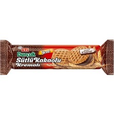 Eti Burçak Kremalı Bisküvi 12X100G Sütlü&kakaolu Yulaflı Atıştırmalık 4'li Avantaj Paketi - 4 Adet