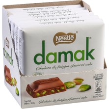 Nestle Damak Eşsiz Çikolata 60 G - Antep Fıstıklı 6'li Avantaj Paketi - 6 Adet