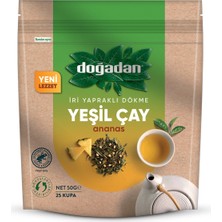 Doğadan Iri Yapraklı Dökme Yeşil Çay Ananaslı 50 G - 7 Adet