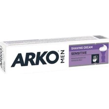 Arko Tıraş Kremi Sensitive 90 ml - Hassas Ciltler Için Tahriş Önleyici 6'li Avantaj Paketi - 6 Adet