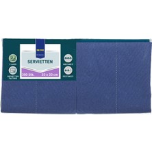 Metro Professıonal 2k Peçete 33*33CM 300AD Lacivert 3'li Ekonomik Paket - 3 Adet
