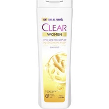 Clear Zencefil Şampuan 350 ml Kepeğe Karşı Etkili Saç Dökülmesine Karşı 3'li Ekonomik Paket - 3 Adet