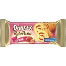 Ülker Dankek Rulo Pasta Çilekli 8X235G Yumuşak Pandispanya Kek