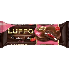 Şölen Luppo Sandviç Kek 182 G Çilekli - Çilek Soslu Sütlü Çikolata Kaplamalı 3'li Ekonomik Paket - 3 Adet