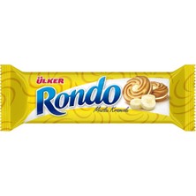 Ülker Rondo Muzlu Bisküvi 61G - Çıtır Çıtır Iki Kat Bisküvi Arası Muz Kreması 3'li Ekonomik Paket - 3 Adet