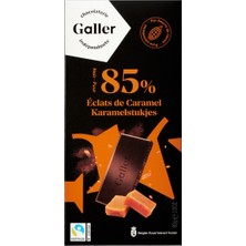 Galler Karamel Parçacıklı Bitter Çikolata 80 G - 8 Adet
