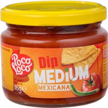 Poco Loco Salsa Sos 315G - Acılı Jalapeno ve Domatesli Meksikan Dip Sos 5'li Avantaj Paketi - 5 Adet