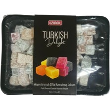 Uzungil Meyve Aromalı Çifte Kavrulmuş Lokum 350 G - 8 Adet