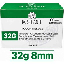 Roselante 32G 8mm  Mezoterapi Igne Ucu