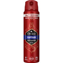 Old Spice Captain Sprey Deodorant 150 ml - 5 Adet