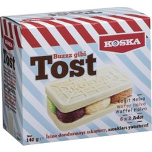 Koska Kağıt Helva Tost 140G - Dondurma Için Özel Tasarım 6'li Avantaj Paketi - 6 Adet