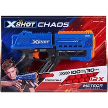 Zuru x Shot Chaos 12 Adet Meteor Top + Atış Silahı - 4 Adet