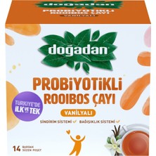 Doğadan Probiyotikli Çay 14'lü Rooibos - Bağışıklık ve Sindirim Desteği 4'li Avantaj Paketi - 4 Adet