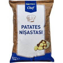 Metro Chef Patates Nişastası 1 kg - Pastacılık ve Unlu Mamuller Için 5'li Avantaj Paketi - 5 Adet