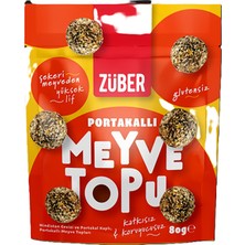 Züber Portakallı Meyve Topu 80 G - 8 Adet