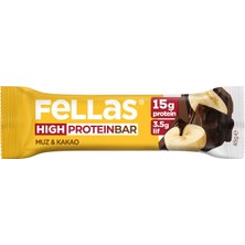 Fellas Yüksek Protein Bar - Muz 45 G - 7 Adet