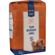 Metro Chef Tam Buğday Unu 5 kg - Doğal ve Besleyici