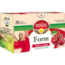 Doğuş Form Bitki Çayı Kirazlı 20 Poşet 36G 8'li Avantaj Paketi - 8 Adet