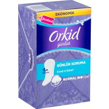Orkid Alldays Günlük Ped Normal 40LI - Gün Boyu Ferahlık ve Koruma 2'li Ekonomik Paket - 2 Adet