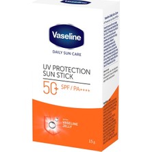 Vaseline Sun Stick 15 G SPF50+ Şeffaf Güneş Koruyucu Stick 6'li Avantaj Paketi - 6 Adet