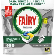 Fairy Faıry Platinum Bulaşık Tableti 30LU 5'li Avantaj Paketi - 5 Adet