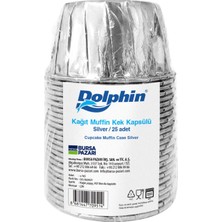 Dolphin Kağıt Asorti Renkli Muffin Kek Kapsülü 25'li - 3 Adet