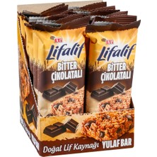 Eti Lifalif Yulaf Bar 35G Bitter Çikolata - Tokluk Sağlayan Sağlıklı Atıştırmalı 3'li Ekonomik Paket - 3 Adet