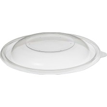 Fon Siyah Salata Kasesi Kapağı 1000CC 50 Adet Şeffaf Plastik Kapak 2'li Ekonomik Paket - 2 Adet