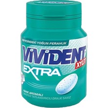 Vivident Şişe Sakız 66 G Extra Nane Aromalı Ferah Nefes 8'li Avantaj Paketi - 8 Adet