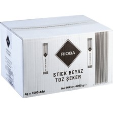 Rioba Rıoba Toz Şeker Stick 4 G 1000 Li - Pratik ve Hijyenik Şeker