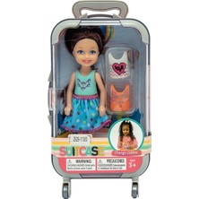 M Toys Bebek Oyun Seti Çantalı 13 cm (2929-11383) - 4 Adet