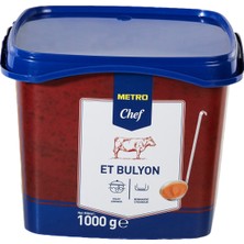 Metro Chef Bulyon 1 kg Et - Pratik Et Aromalı Bulyon 5'li Avantaj Paketi - 5 Adet