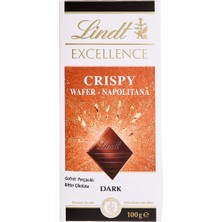 Lindt Excellence Crispy Wafer Dark Çikolata 100 G - 6 Adet