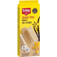 Schar Glutensiz Gofret 125G Vanilyalı - Lezzetli Atıştırmalık 2'li Ekonomik Paket - 2 Adet