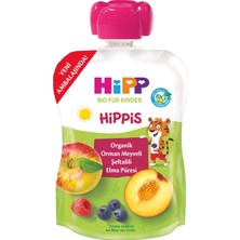 Hipp Hıpp Organik Orm.meyv. Şeftalilı Elma Püresı 100GR - 7 Adet