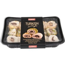 Uzungil Kakaolu Fındık Kremalı Dalgıç Şekerli Sultan Sarma Lokum 350 G - 5 Adet