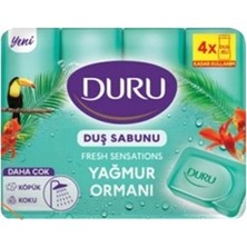 Duru Fresh Duş Sabunu 150G 4'lü Paket Yağmur Ormanı Kokusu 8'li Avantaj Paketi - 8 Adet