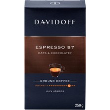 Davidoff Espresso 57 Dark & Chocolatey Öğütülmüş Kahve 250 G - 4 Adet