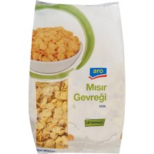 Aro Mısır Gevreği 500 G Sade - Lif Kaynağı Pratik Kahvaltılık 4'li Avantaj Paketi - 4 Adet