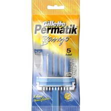 Gilette Gillette Permatik Banyo Kullan At Tıraş Bıçağı 5 Adet - 6 Adet