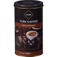 Rioba Rıoba Türk Kahvesi 500 G - %100 Arabica Orta Kavrulmuş 5'li Avantaj Paketi - 5 Adet