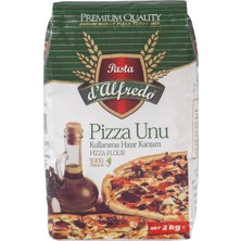 Pasta D'Alfredo D'alfredo Pizza Unu 2kg - Ince ve Çıtır Pizza Hamuru Için Özel Un 2'li Ekonomik Paket - 2 Adet