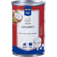 Metro Chef Hindistan Cevizi Kreması 400 ml - %78 Hindistan Cevizi Ekstraktı 6'li Avantaj Paketi - 6 Adet